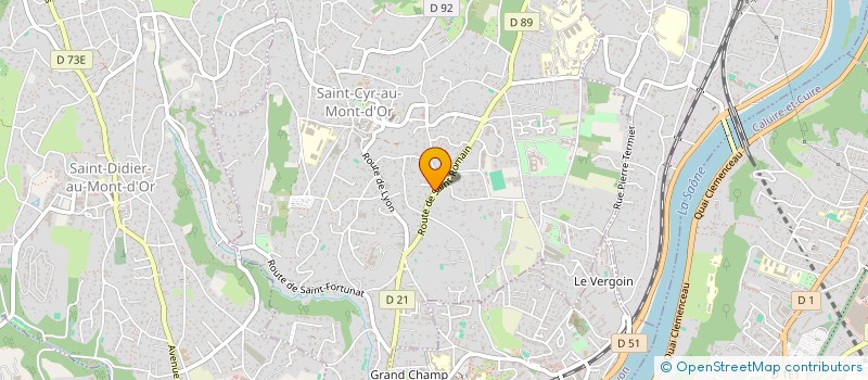 localisation de l'entreprise BCE INVEST  SAINT-CYR-AU-MONT-D'OR