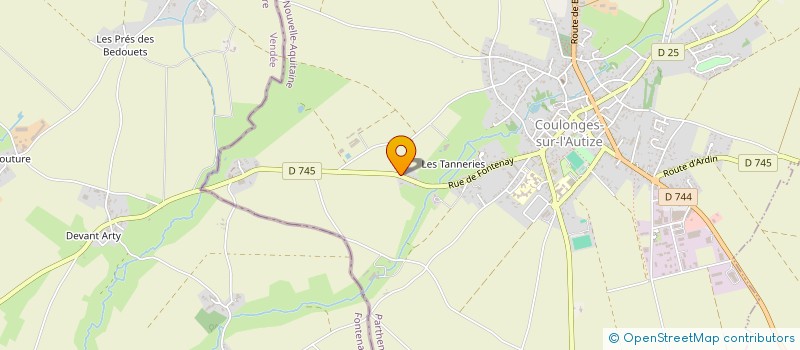 localisation de l'entreprise BCEA IMMO  COULONGES-SUR-L'AUTIZE