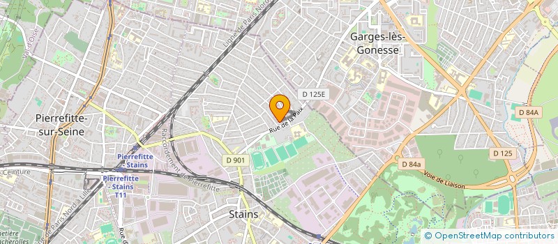 localisation de l'entreprise BCEM à STAINS