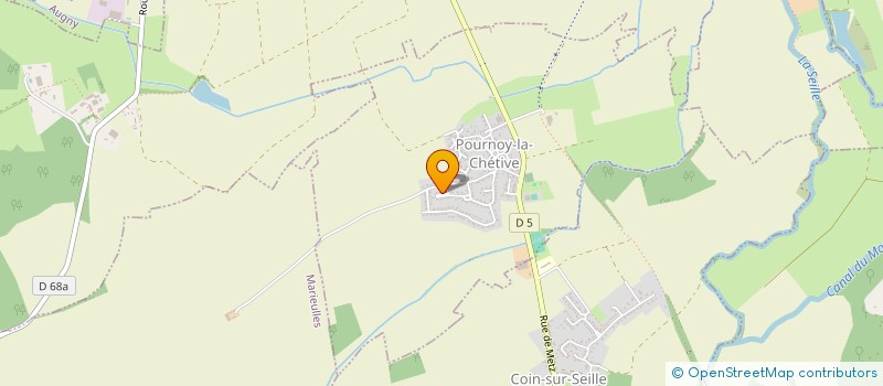 localisation de l'entreprise BCES INVEST  POURNOY-LA-CHETIVE