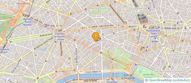 localisation de l'entreprise BCF 2004  PARIS