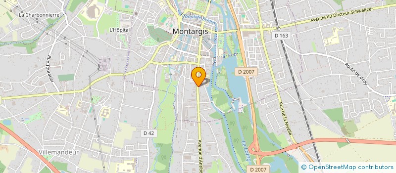 localisation de l'entreprise BCF à MONTARGIS