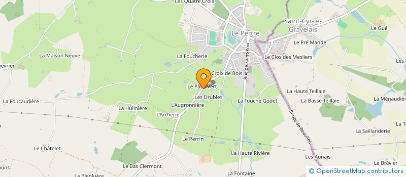 localisation de l'entreprise BCF  LE PERTRE