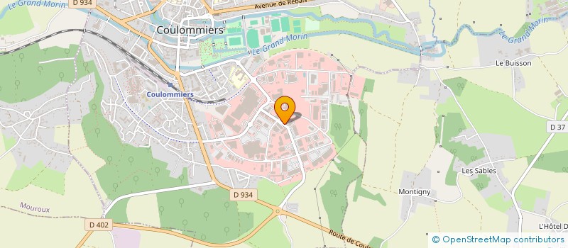 localisation de l'entreprise BCF à COULOMMIERS