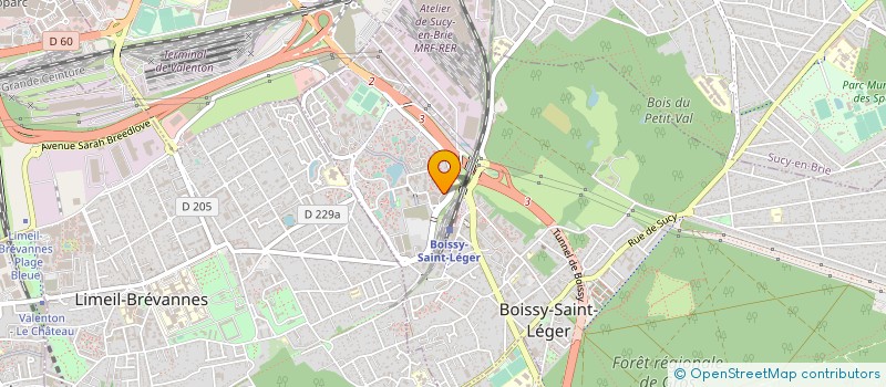 localisation de l'entreprise BCF à BOISSY-SAINT-LEGER