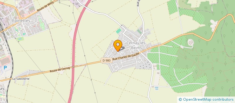 localisation de l'entreprise BCF  CERNAY-LES-REIMS