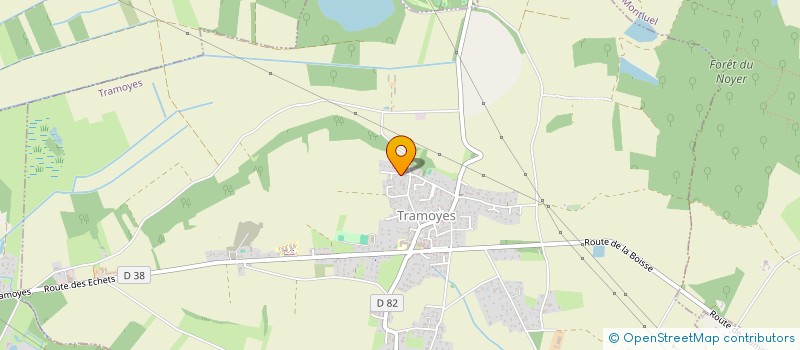 localisation de l'entreprise BCF  TRAMOYES