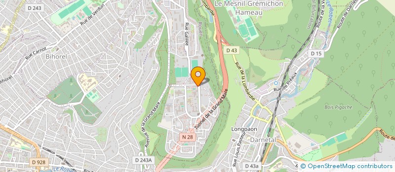 localisation de l'entreprise BCF AVENTURE à ROUEN