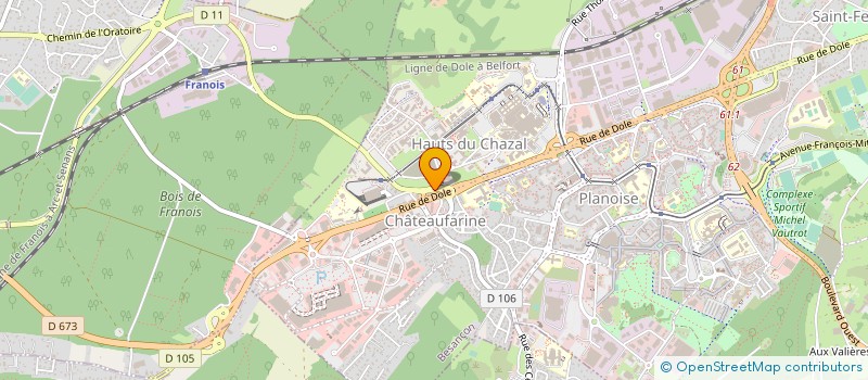 localisation de l'entreprise BCF CONSEILS à BESANCON