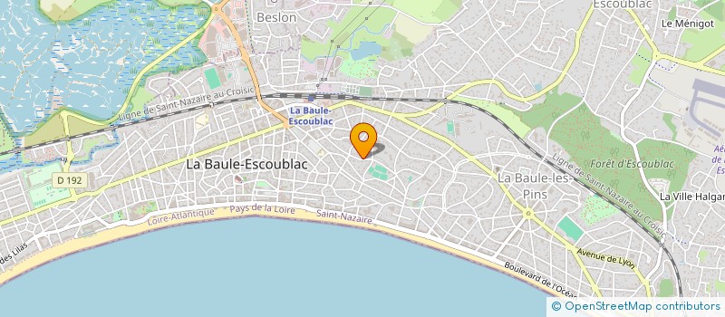localisation de l'entreprise BCF CONSULTING SERVICES  LA BAULE-ESCOUBLAC
