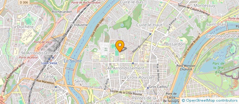 localisation de l'entreprise BCF GOMEZ  LYON