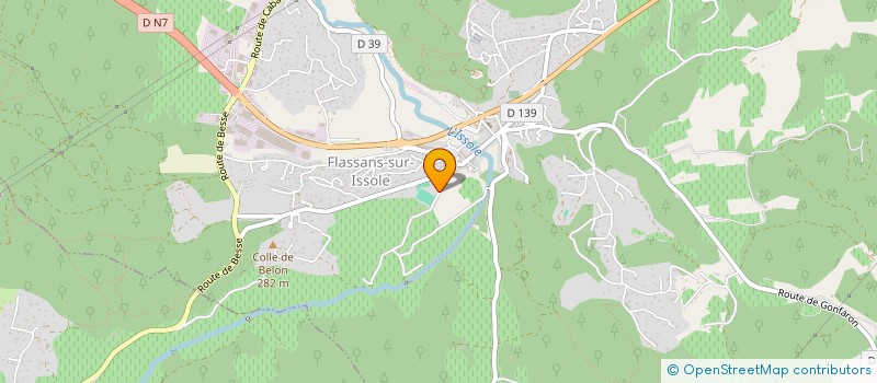 localisation de l'entreprise BCF PROVENCE  FLASSANS-SUR-ISSOLE