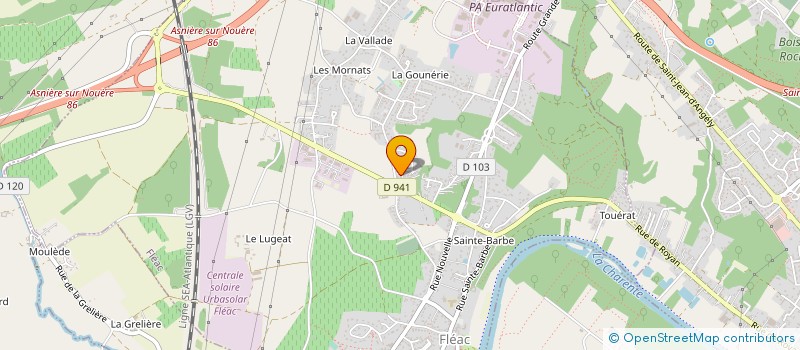 localisation de l'entreprise BCFBATI à FLEAC