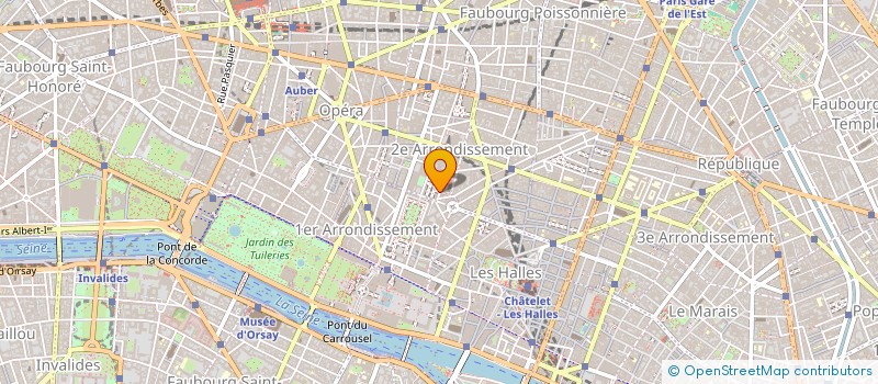 localisation de l'entreprise BCFI  PARIS