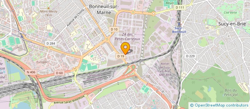 localisation de l'entreprise BCFM  BONNEUIL-SUR-MARNE