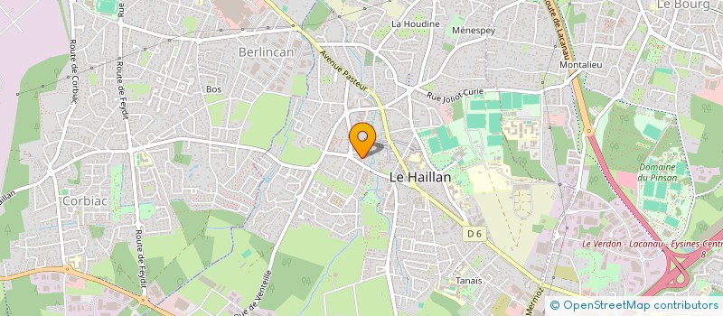 localisation de l'entreprise BCFT IMMO  LE HAILLAN