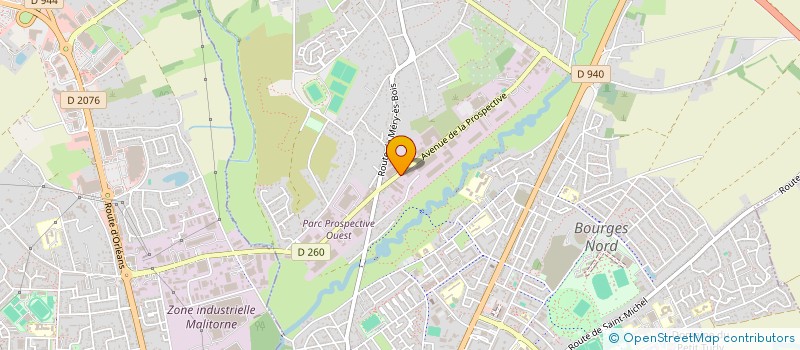 localisation de l'entreprise BCG  BOURGES