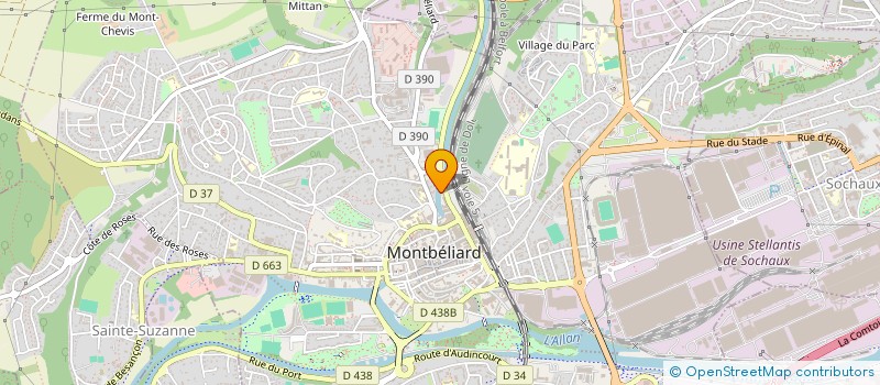localisation de l'entreprise BCG  MONTBELIARD