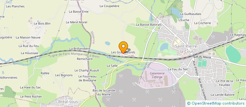 localisation de l'entreprise BCG à SAINT-PIERRE-LA-COUR