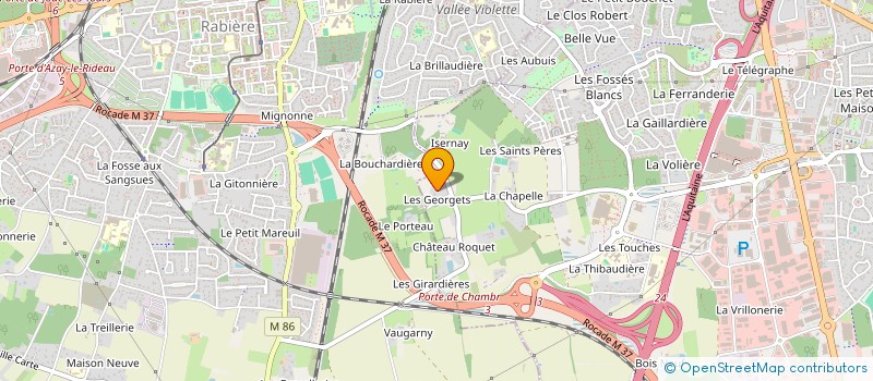 localisation de l'entreprise BCGE IMMO  CHAMBRAY-LES-TOURS