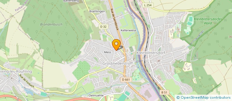 localisation de l'entreprise BCGM  GROSBLIEDERSTROFF