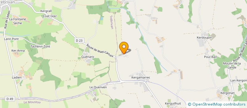 localisation de l'entreprise BCGMC  MAEL-CARHAIX