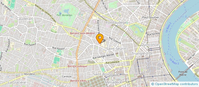 localisation de l'entreprise BCH 1  BORDEAUX