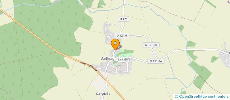 localisation de l'entreprise BCH à BAILLEAU-L'EVEQUE