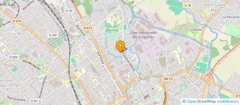 localisation de l'entreprise BCH à TROYES