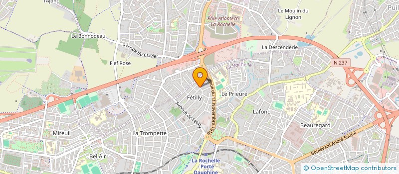 localisation de l'entreprise BCH  LA ROCHELLE