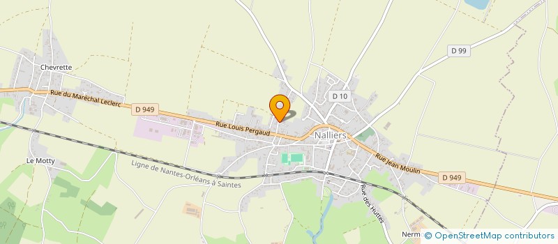 localisation de l'entreprise BCH  NALLIERS