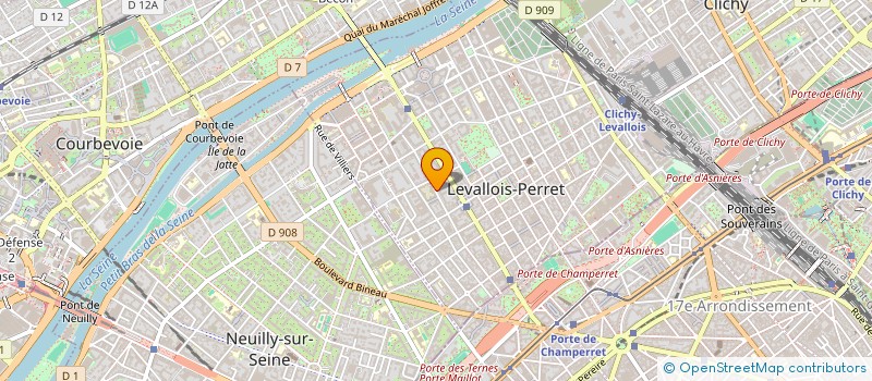 localisation de l'entreprise BCH CONSULTING à LEVALLOIS-PERRET
