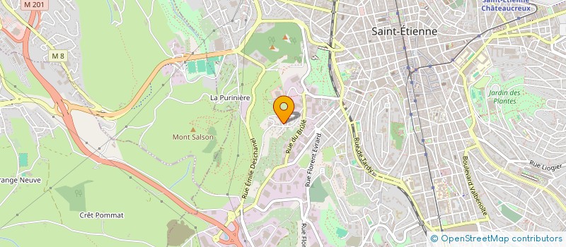 localisation de l'entreprise BCH DISTRIBUTION  SAINT-ETIENNE