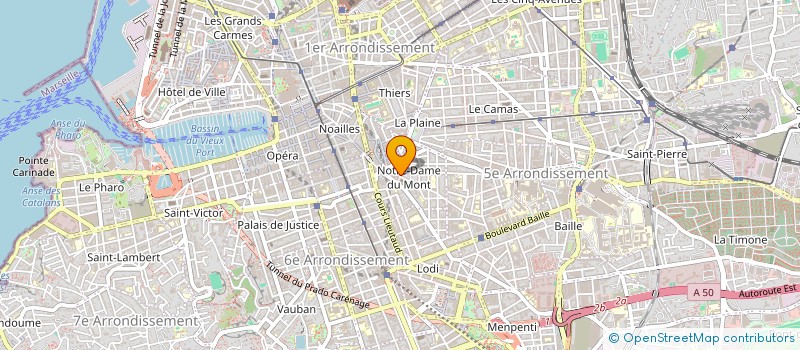 localisation de l'entreprise BCH FONTANGE à MARSEILLE