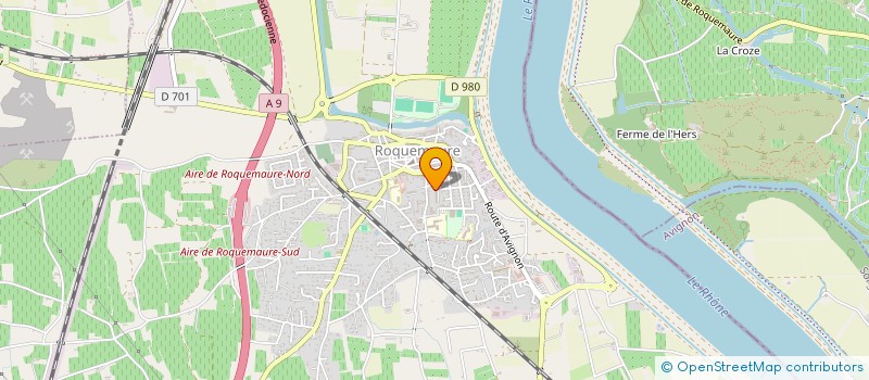 localisation de l'entreprise BCH PARE BRISE  ROQUEMAURE