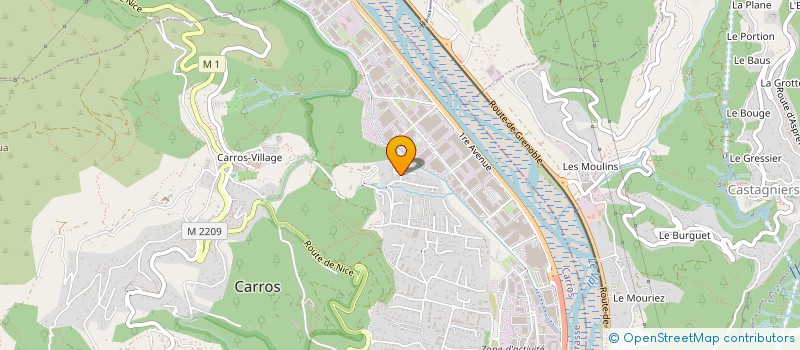 localisation de l'entreprise BCH RESEAUX à CARROS