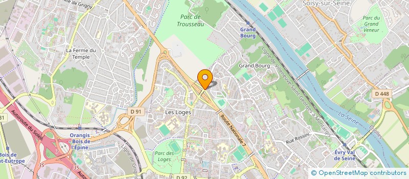 localisation de l'entreprise BCH SERVICE à EVRY-COURCOURONNES
