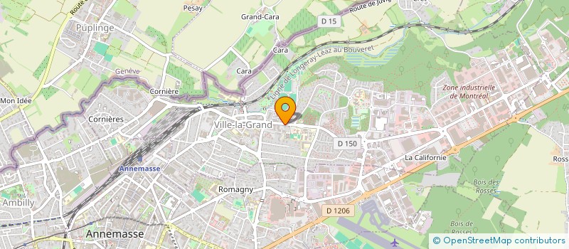 localisation de l'entreprise BCH SERVICE ST  VILLE-LA-GRAND