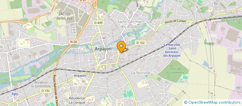 localisation de l'entreprise BCH TRANSPORT à ARPAJON