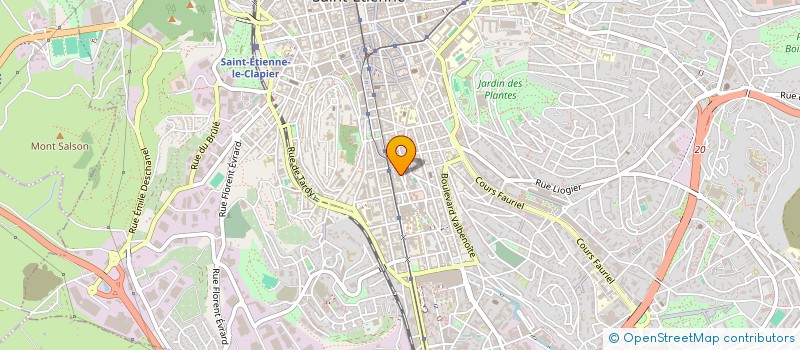 localisation de l'entreprise BCHC IMMO  SAINT-ETIENNE