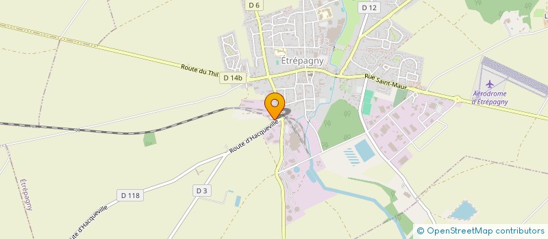 localisation de l'entreprise BCHM  ETREPAGNY