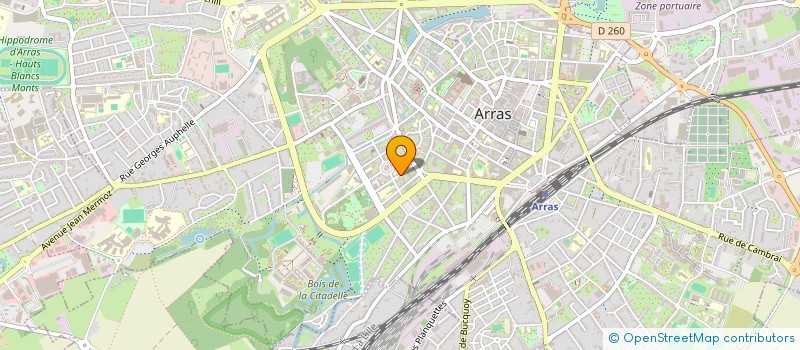 localisation de l'entreprise BCHR à ARRAS