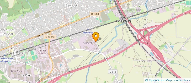 localisation de l'entreprise BCI à BEYNOST