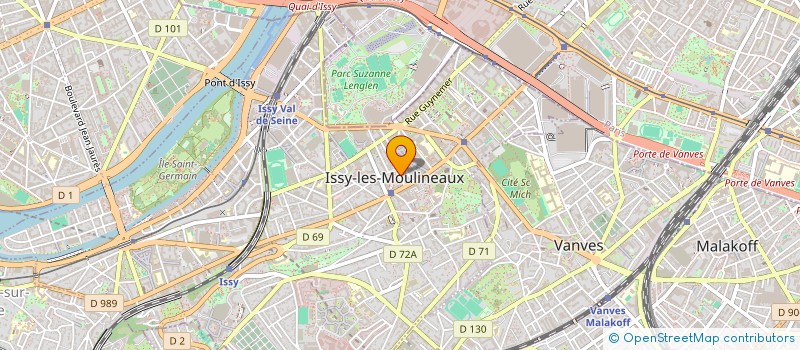 localisation de l'entreprise BCI à ISSY-LES-MOULINEAUX