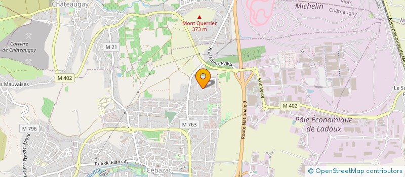 localisation de l'entreprise BCI  CEBAZAT