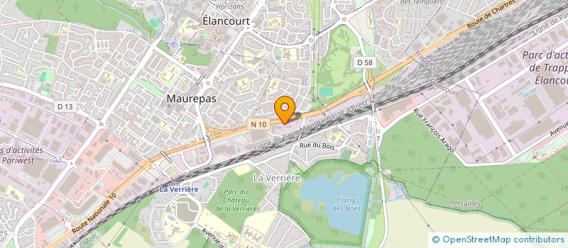 localisation de l'entreprise BCI (BIENS ET COMMERCE EN IMMOBILIER)  LA VERRIERE