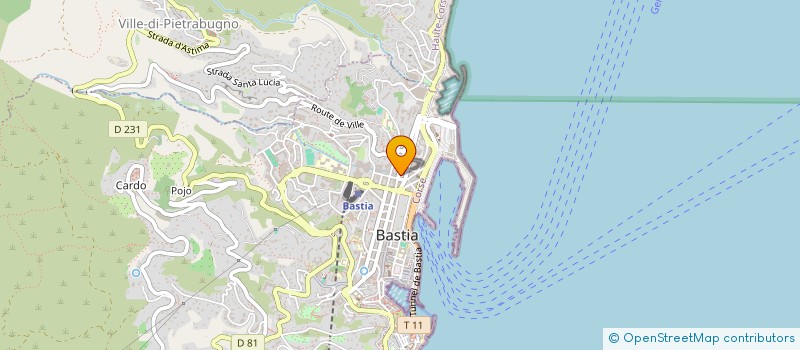 localisation de l'entreprise BCI BURCHI CONSULTING INFORMATIQUE à BASTIA