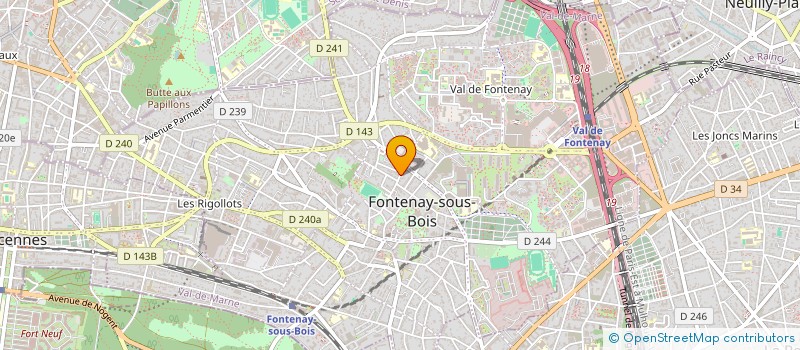 localisation de l'entreprise BCI & CO à FONTENAY-SOUS-BOIS