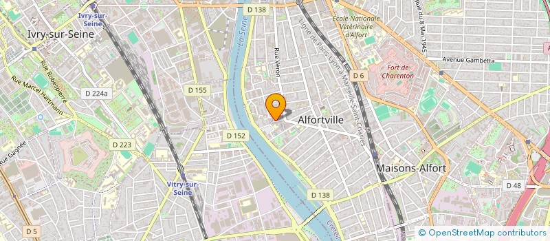localisation de l'entreprise BCI CONSULTING à ALFORTVILLE