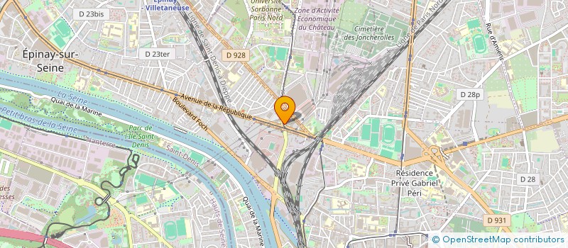 localisation de l'entreprise BCI GROUPE à EPINAY-SUR-SEINE